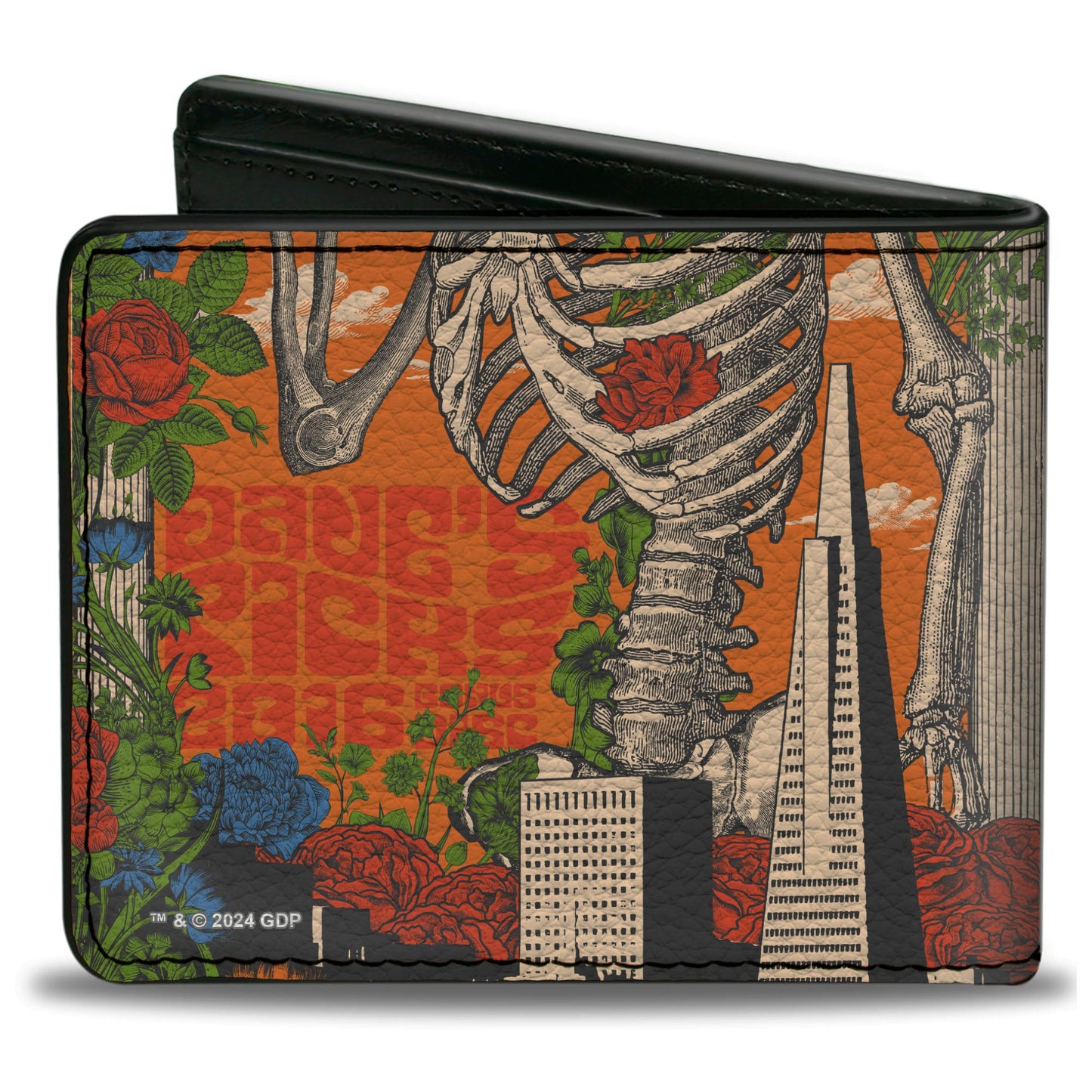 Grateful Dead Orpheum San Francisco Cover Art Bi-Fold Wallet