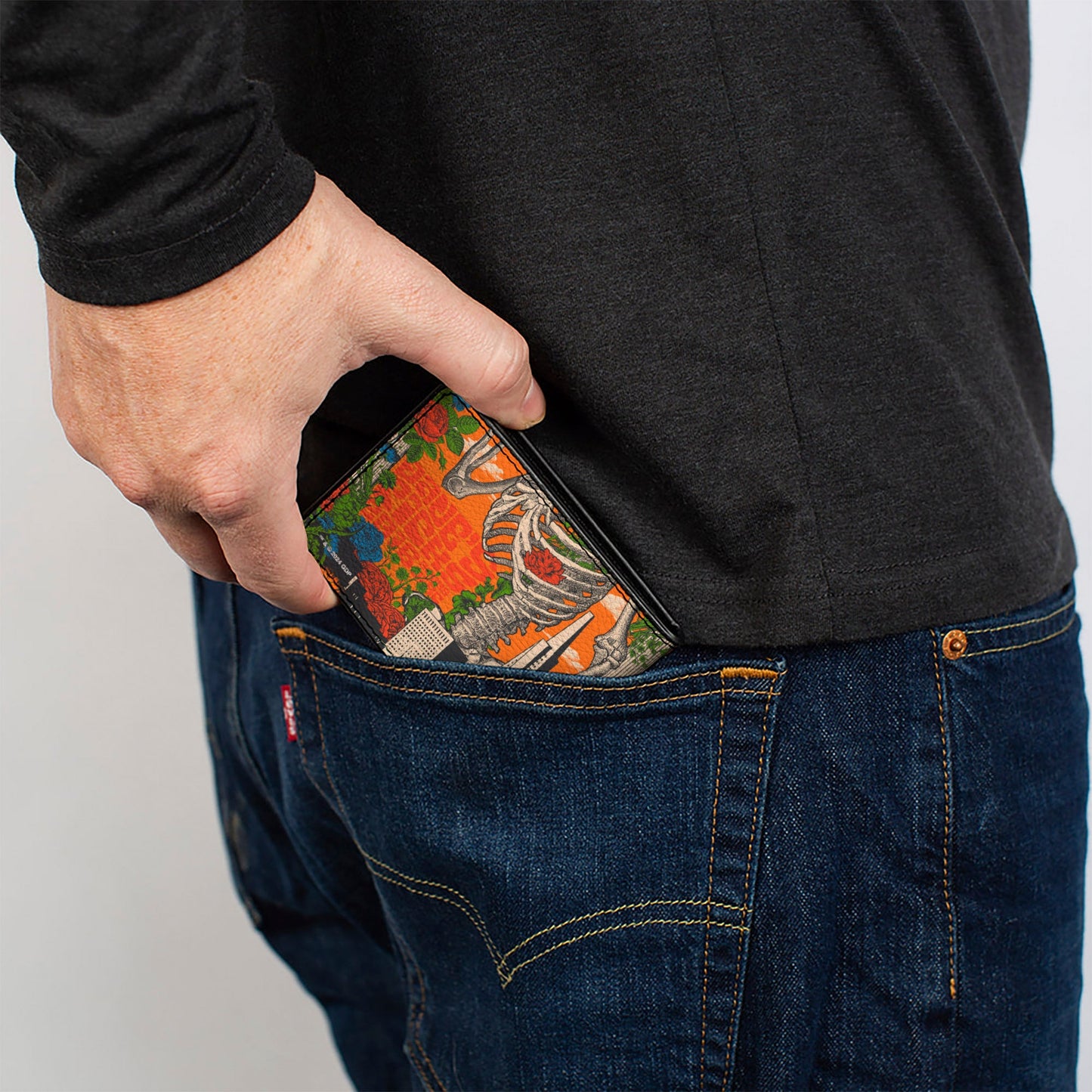Grateful Dead Orpheum San Francisco Cover Art Bi-Fold Wallet