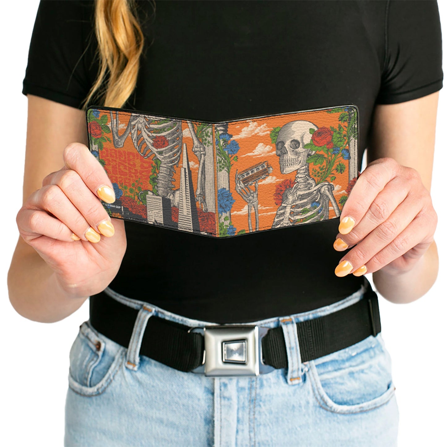 Grateful Dead Orpheum San Francisco Cover Art Bi-Fold Wallet