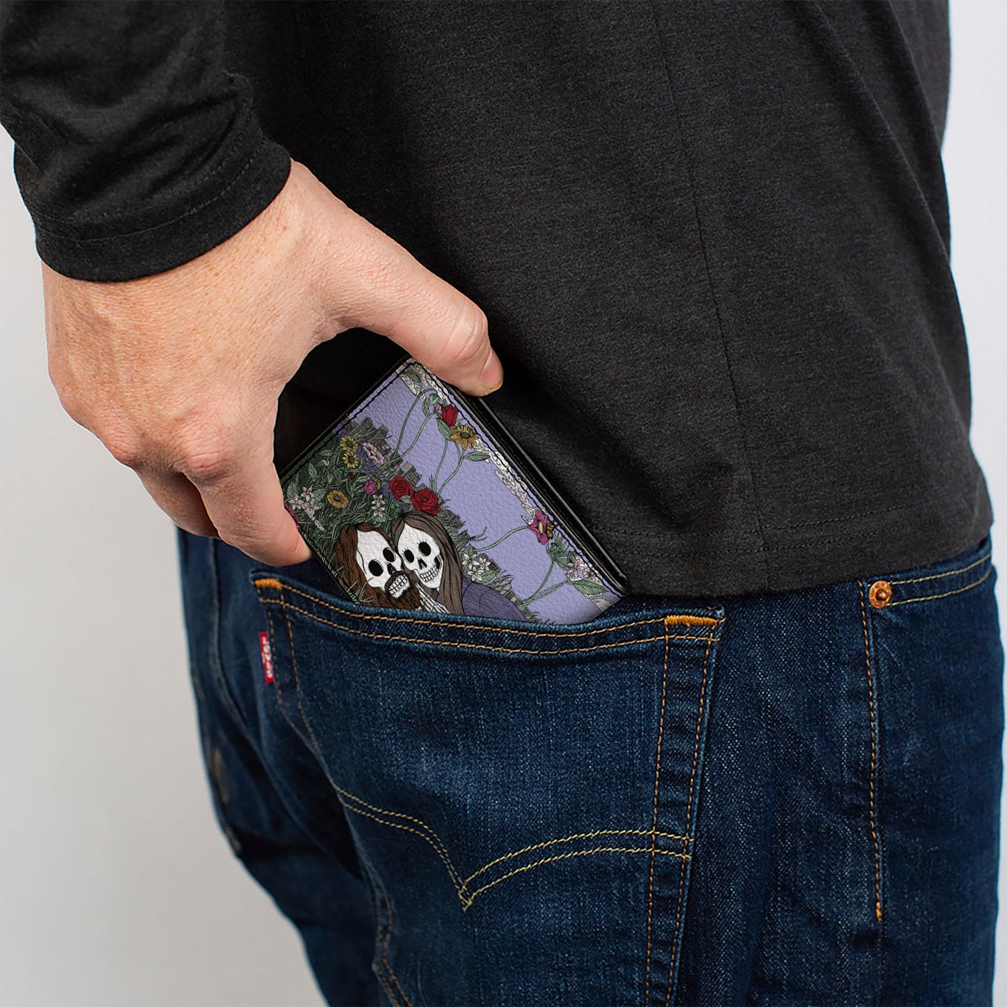 Grateful Dead Boston Garden Dead Heads Cover Art Bi-Fold Wallet