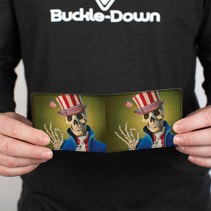 Grateful Dead William and Mary Uncle Sam Cover Art Bifold Wallet