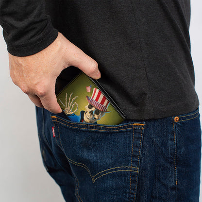 Grateful Dead William and Mary Uncle Sam Cover Art Bifold Wallet