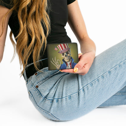 Grateful Dead William and Mary Uncle Sam Cover Art Bifold Wallet