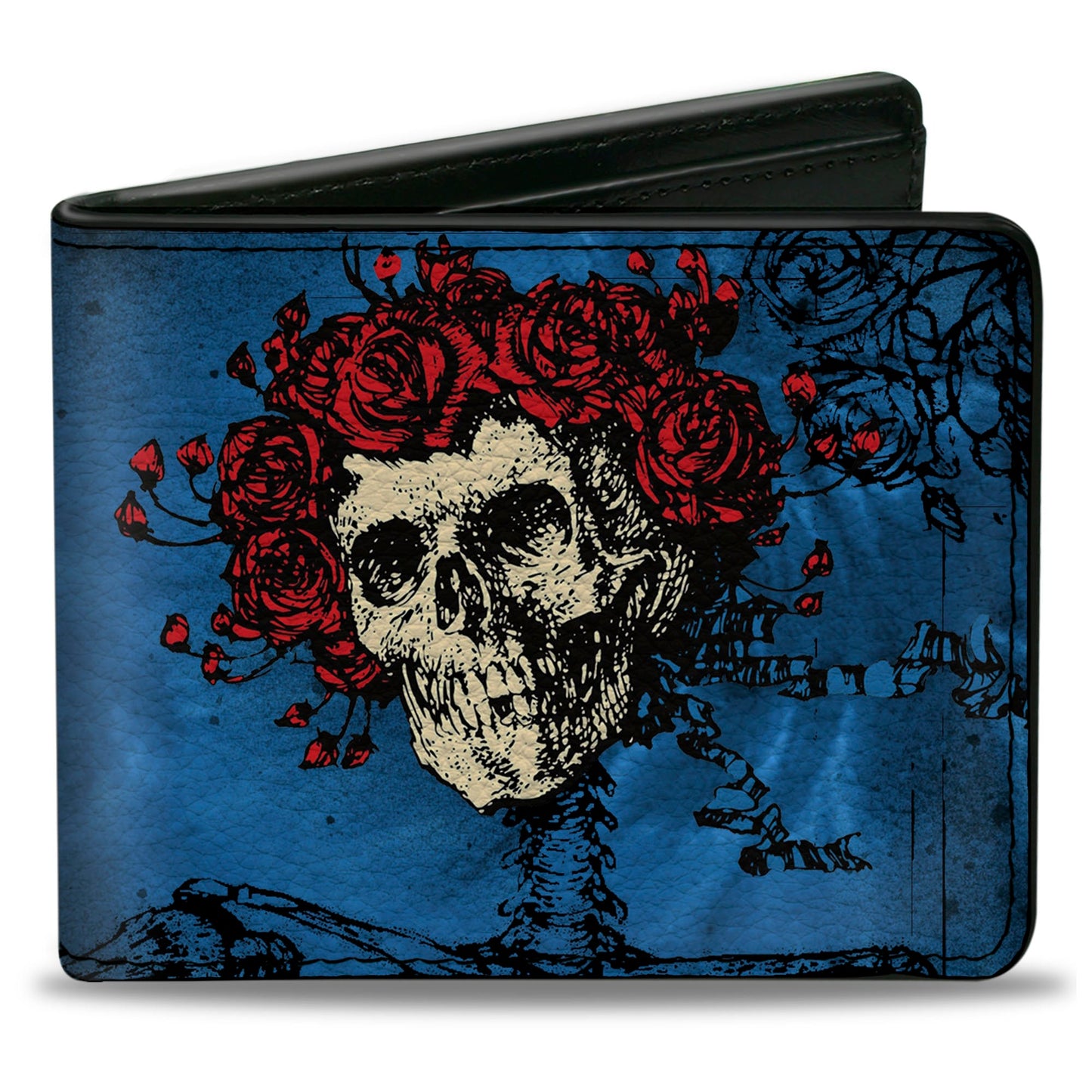 Grateful Dead Skull and Roses Bifold Wallet