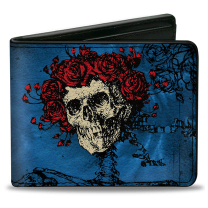 Grateful Dead Skull and Roses Bifold Wallet