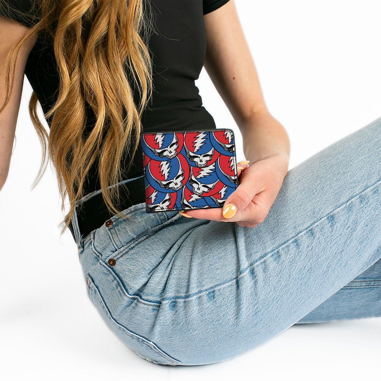 Grateful Dead Steal Your Face Stacked Bi-Fold Wallet
