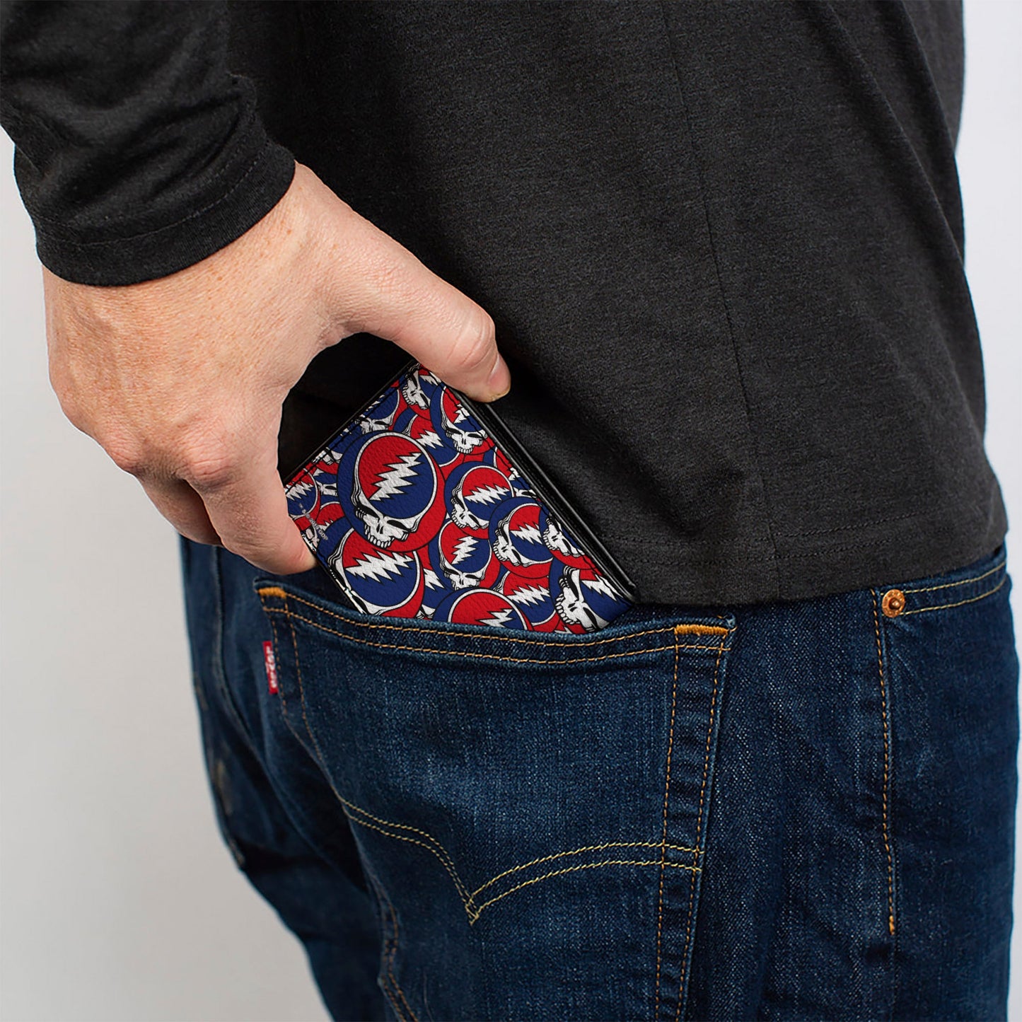 Grateful Dead Steal Your Face Logo Bifold Wallet