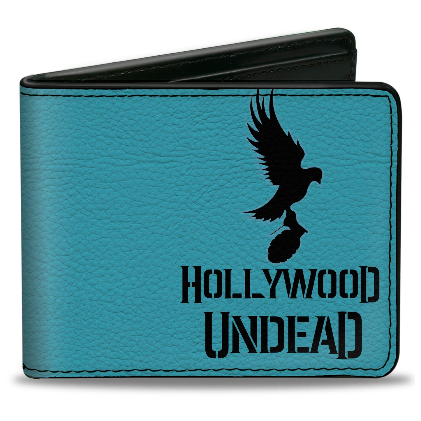 Hollywood Undead Text Logo Dove & Grenade Bifold Wallet