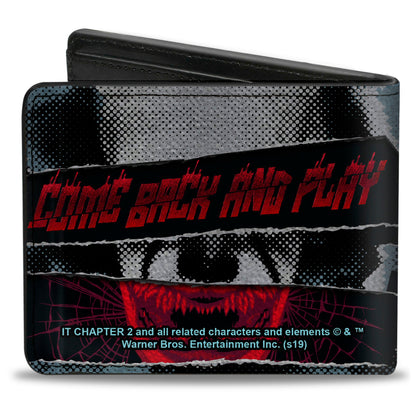 IT Chapter Two Pennywise Come Back And Play Bifold Wallet