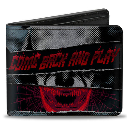 IT Chapter Two Pennywise Come Back And Play Bifold Wallet