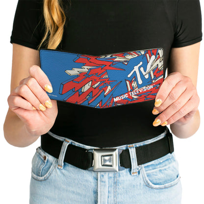 MTV Music Television Bolts Logo Bifold Wallet