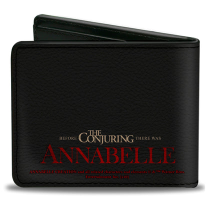 Annabelle Half Face and Logo Bi-Fold Wallet