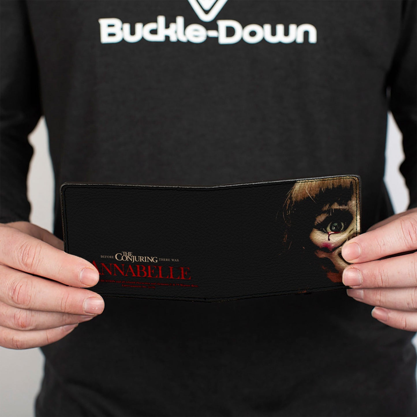 Annabelle Half Face and Logo Bi-Fold Wallet