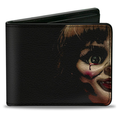 Annabelle Half Face and Logo Bi-Fold Wallet