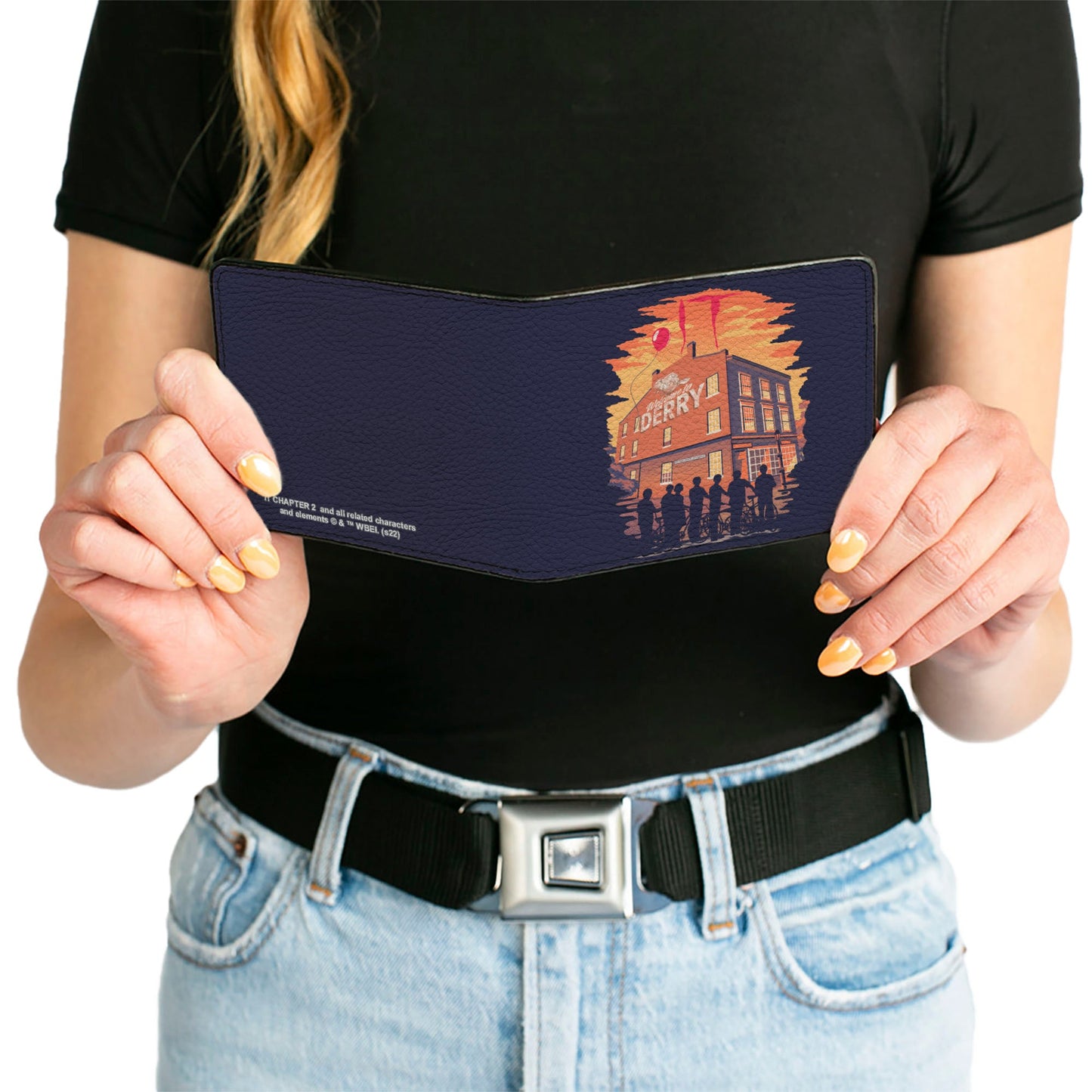 IT Welcome to Derry Vintage Movie Poster Bifold Wallet