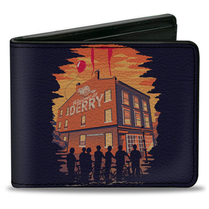 IT Welcome to Derry Vintage Movie Poster Bifold Wallet