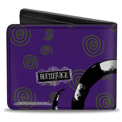 Beetlejuice Sandworm Swirls Bifold Wallet