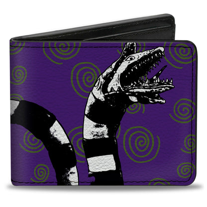 Beetlejuice Sandworm Swirls Bifold Wallet