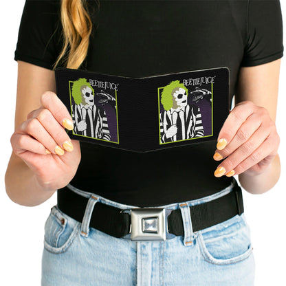Beetlejuice and Sand Worm Pose Bifold Wallet