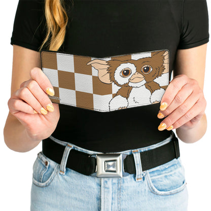 The Gremlins Gizmo Pose Checker Bifold Wallet