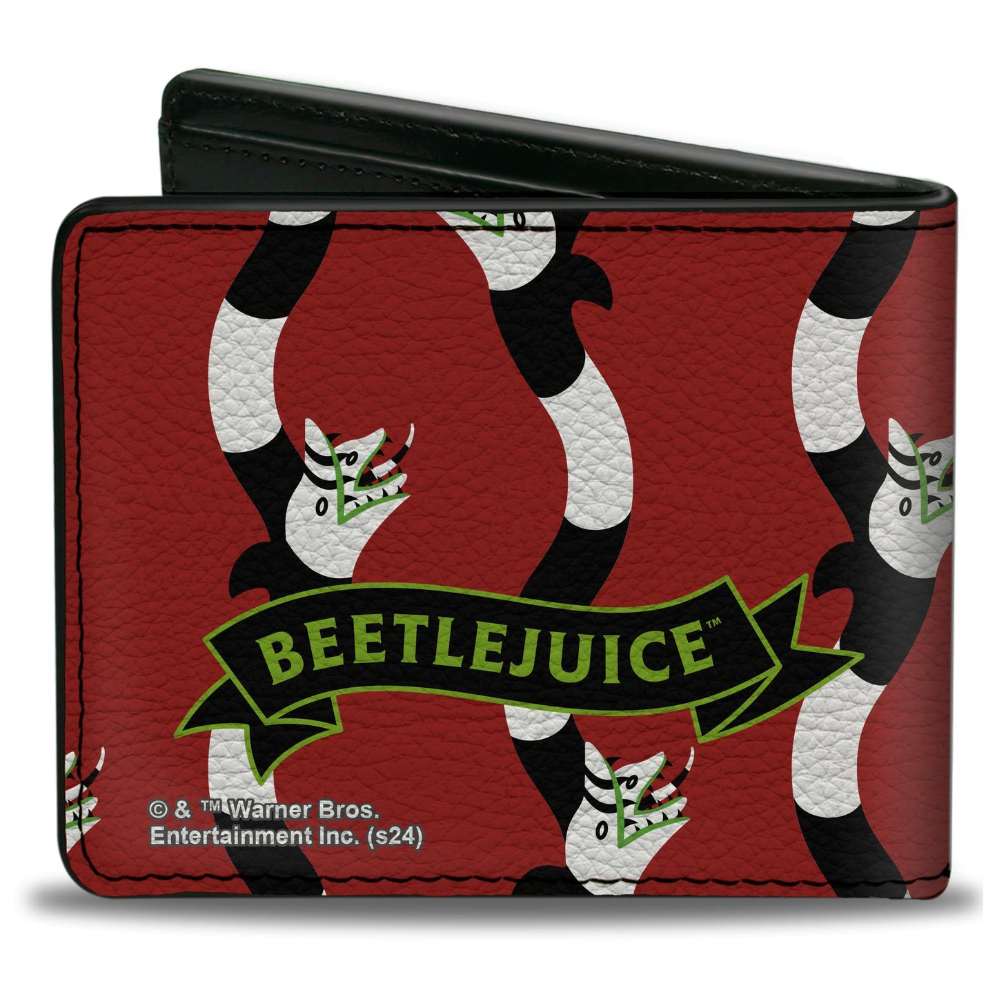 Beetlejuice Banner Sandworm Stripe Bifold Wallet