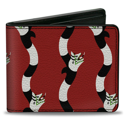 Beetlejuice Banner Sandworm Stripe Bifold Wallet