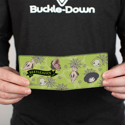 Beetlejuice Characters Bifold Wallet