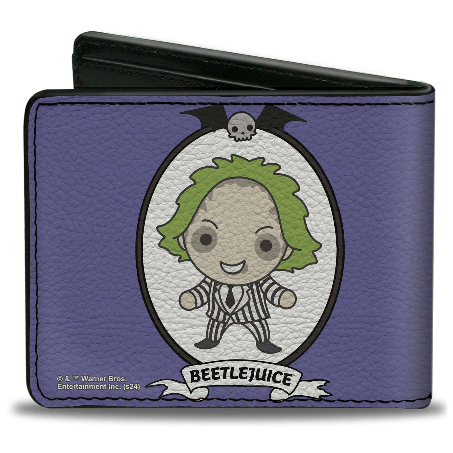 Beetlejuice Chibi Full Body Portrait Pose Bifold Wallet