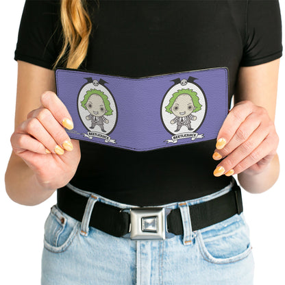 Beetlejuice Chibi Full Body Portrait Pose Bifold Wallet