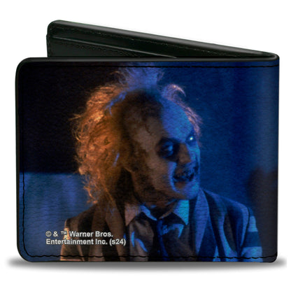 Beetlejuice Scene Blocks Blues Bifold Wallet