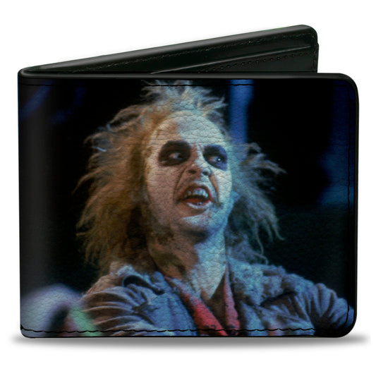 Beetlejuice Scene Blocks Blues Bifold Wallet
