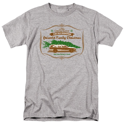 Christmas Vacation Did You Bring A Saw? Mens T Shirt Athletic Heather