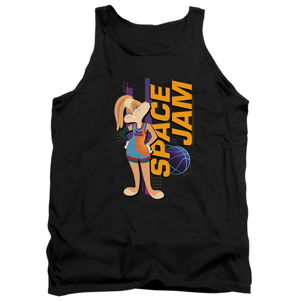 Space Jam 2 Lola Standing Mens Tank Top Shirt Black