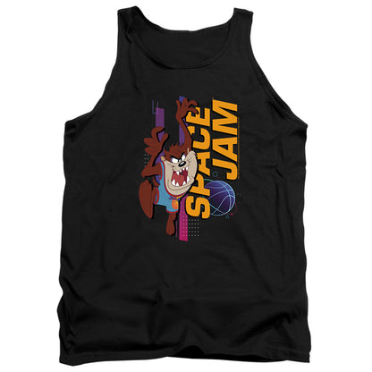 Space Jam 2 Taz Standing Mens Tank Top Shirt Black