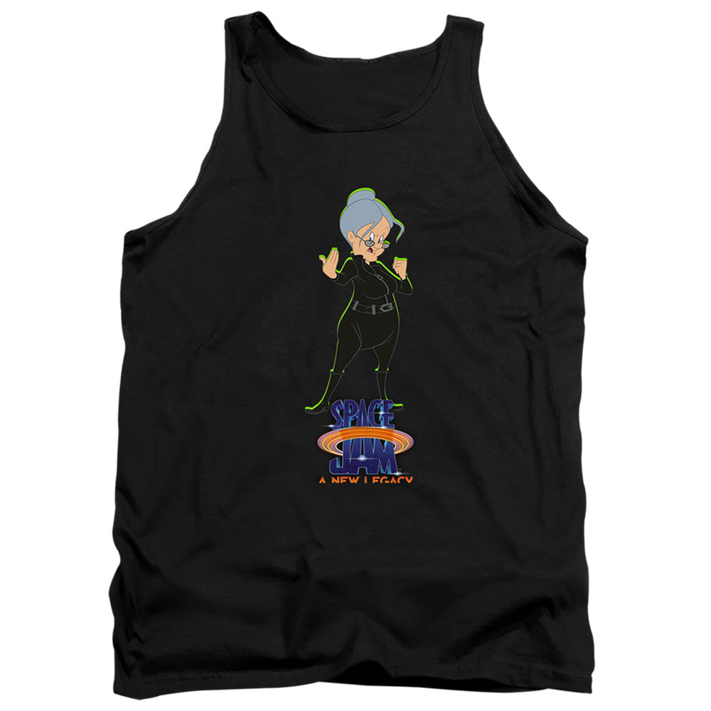 Space Jam 2 Granny Matrix Mens Tank Top Shirt Black