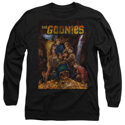 The Goonies Poster Mens Long Sleeve Shirt Black