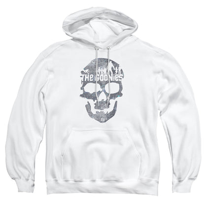 The Goonies Skull 2 Mens Hoodie White
