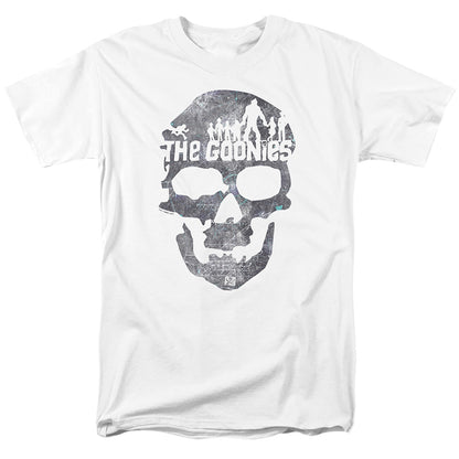 The Goonies Skull 2 Mens T Shirt White