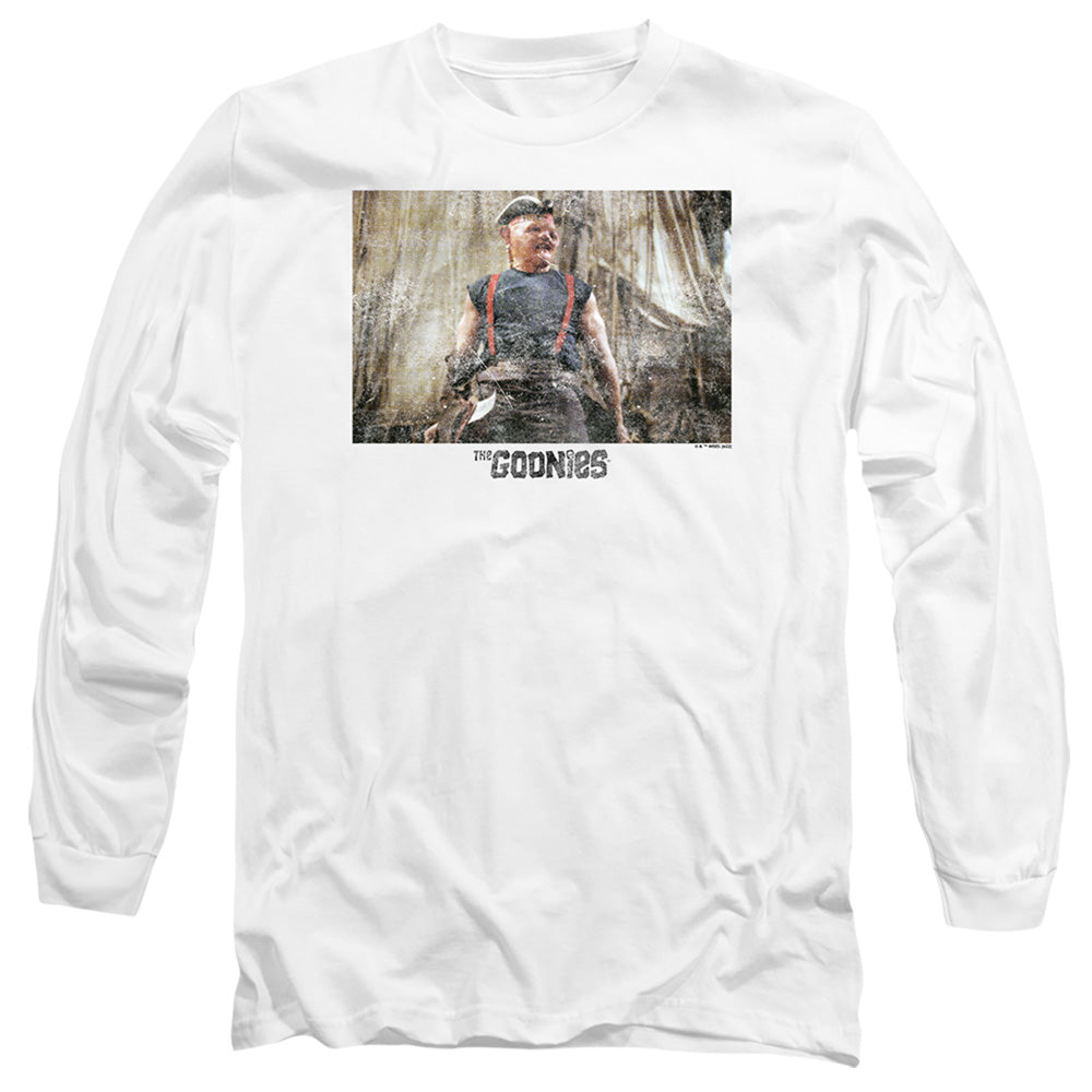 The Goonies Sloth 2 Mens Long Sleeve Shirt White