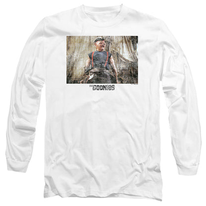 The Goonies Sloth 2 Mens Long Sleeve Shirt White