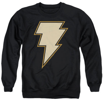 Black Adam Black Adam Chest Emblem Mens Crewneck Sweatshirt Black Officially Licensed