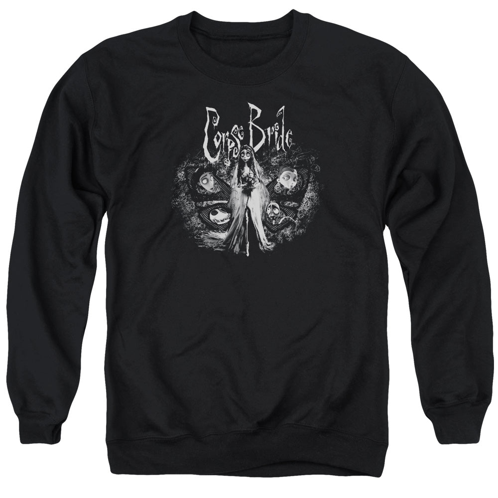 Corpse Bride Bride To Be Mens Crewneck Sweatshirt Black Officially Licensed