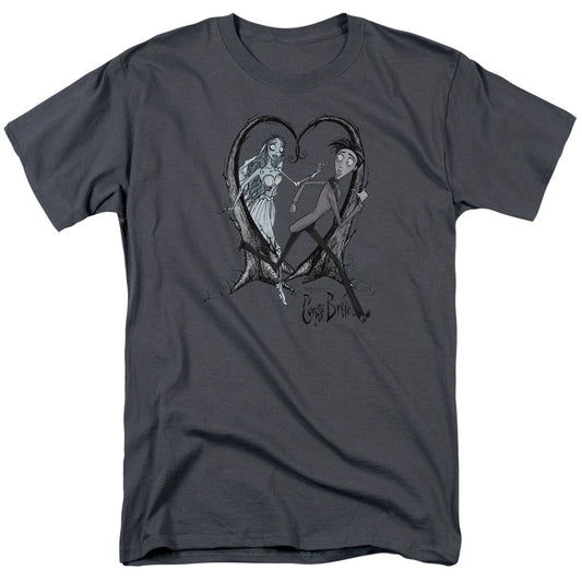 Corpse Bride Runaway Groom Mens T Shirt Charcoal