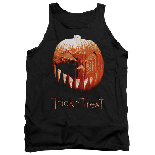 Trick R Treat Pumpkin Mens Tank Top Shirt Black