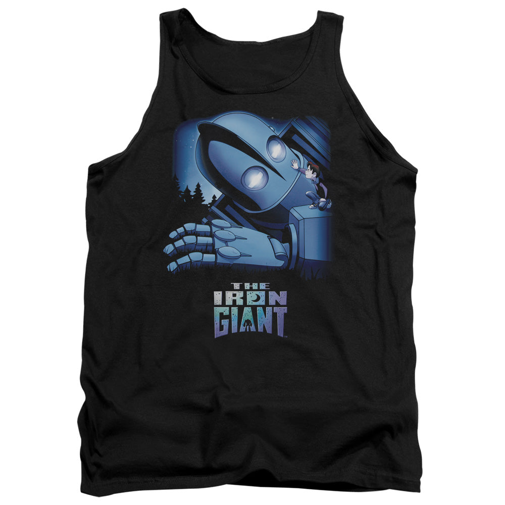 Iron Giant Giant And Hogarth Mens Tank Top Shirt Black