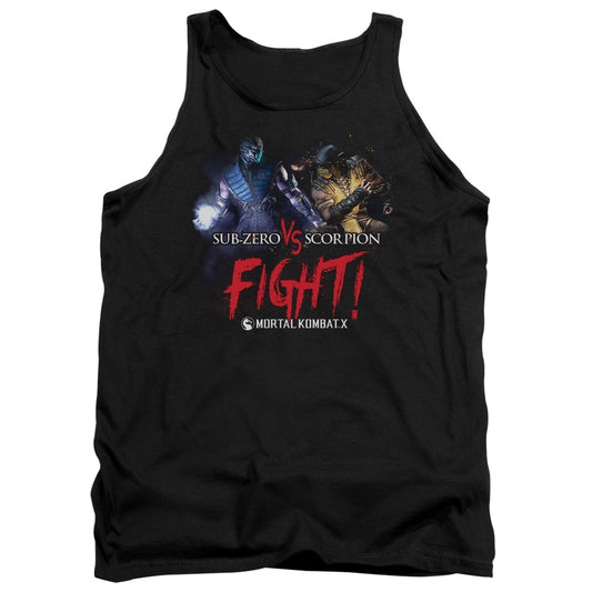 Mortal Kombat X Fight Mens Tank Top Shirt Black