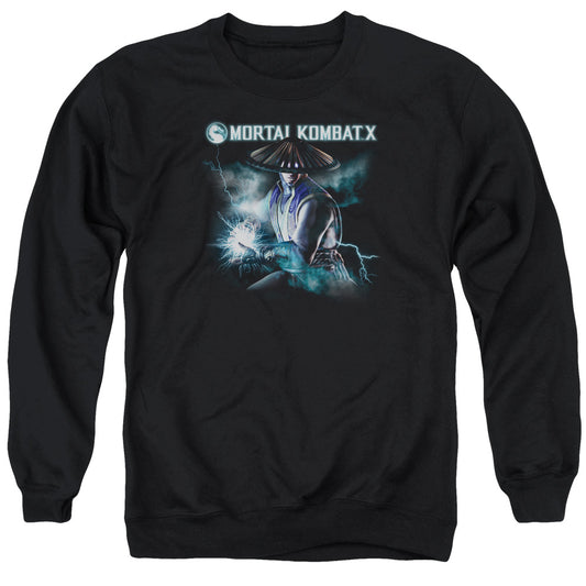 Mortal Kombat X Raiden Mens Crewneck Sweatshirt Black