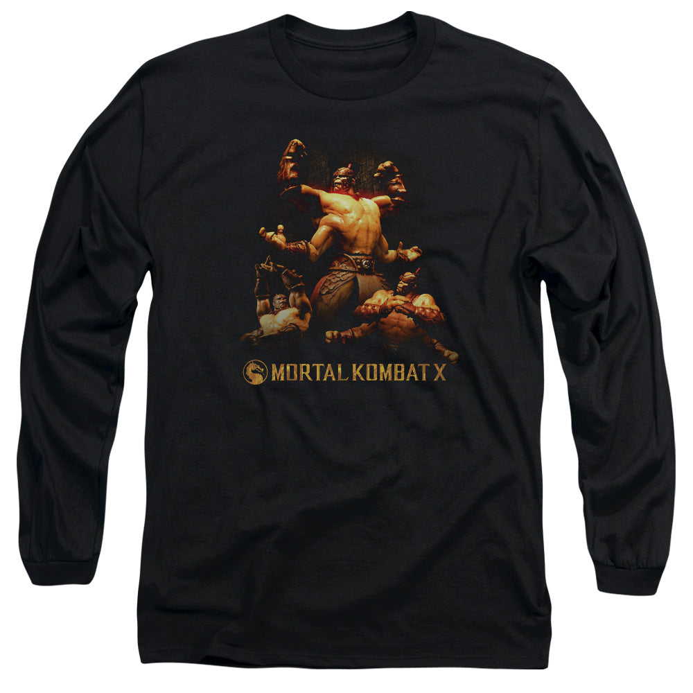 Mortal Kombat X Goro Mens Long Sleeve Shirt Black