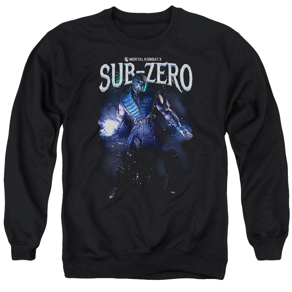 Mortal Kombat Sub Zero Mens Crewneck Sweatshirt Black