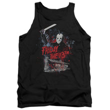 Load image into Gallery viewer, Friday The 13Th Cabin Mens Tank Top Shirt Black